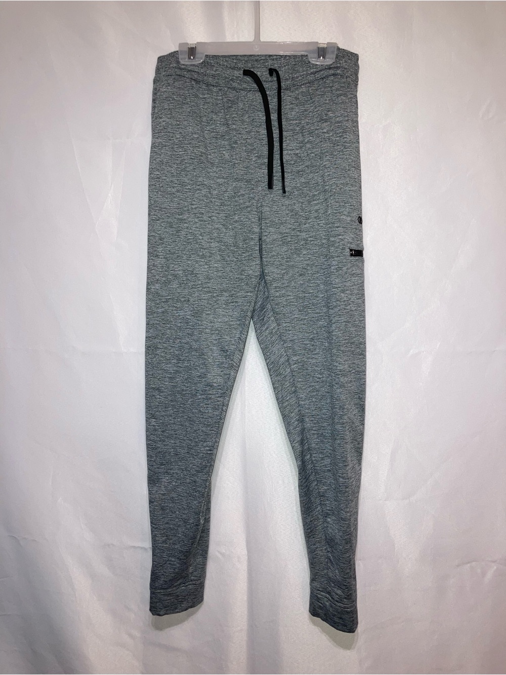 Kids Heather Gray Jogger Sweatpants with Drawstring - Picture 5 of 9